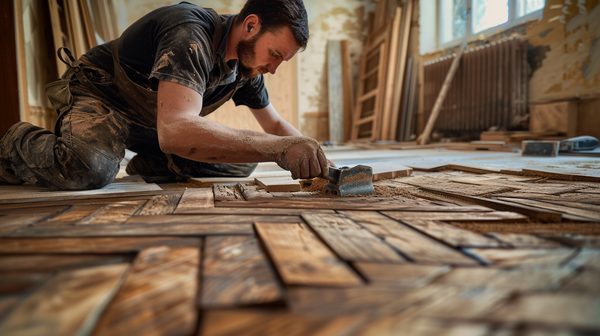 Comment poser un parquet en points de hongrie cloué ?