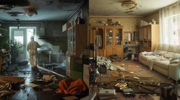 Nettoyage efficace pour logement insalubre